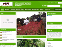 Tablet Screenshot of absfafrica.org